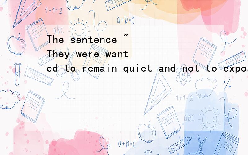 The sentence 